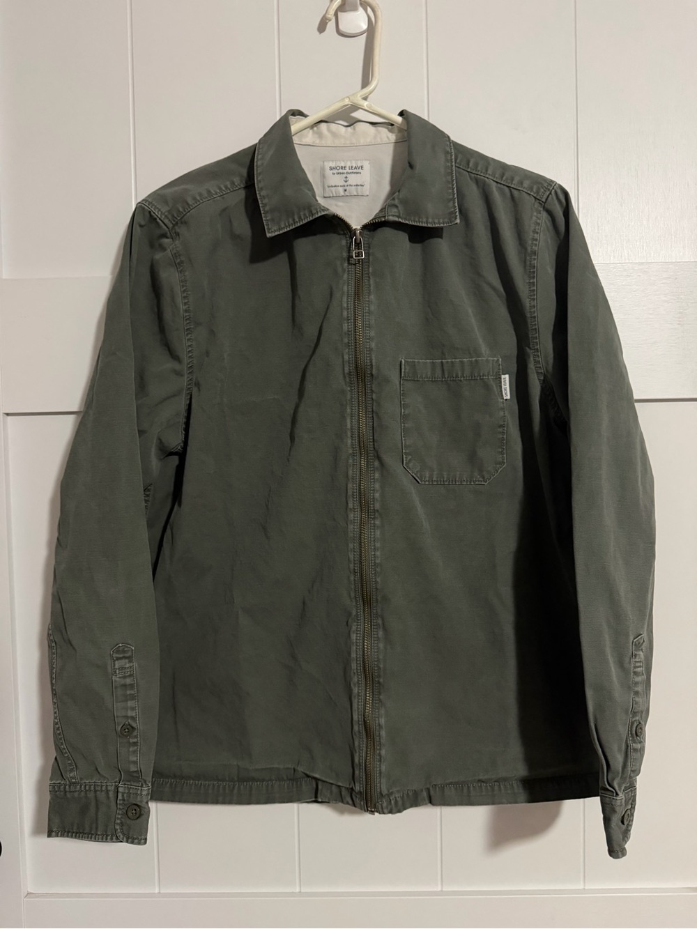 Urban Outfitters Shore Leave Zip-Front Shirt Jacket